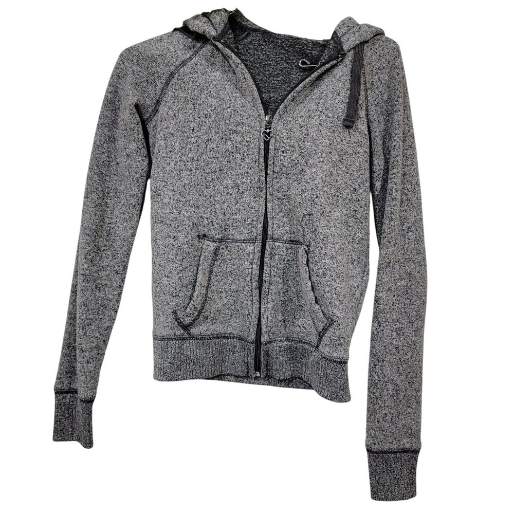 Aeropostale XSmall Live Love Dream Hooded Jacket Y2K Athletic Minimalist Comfort